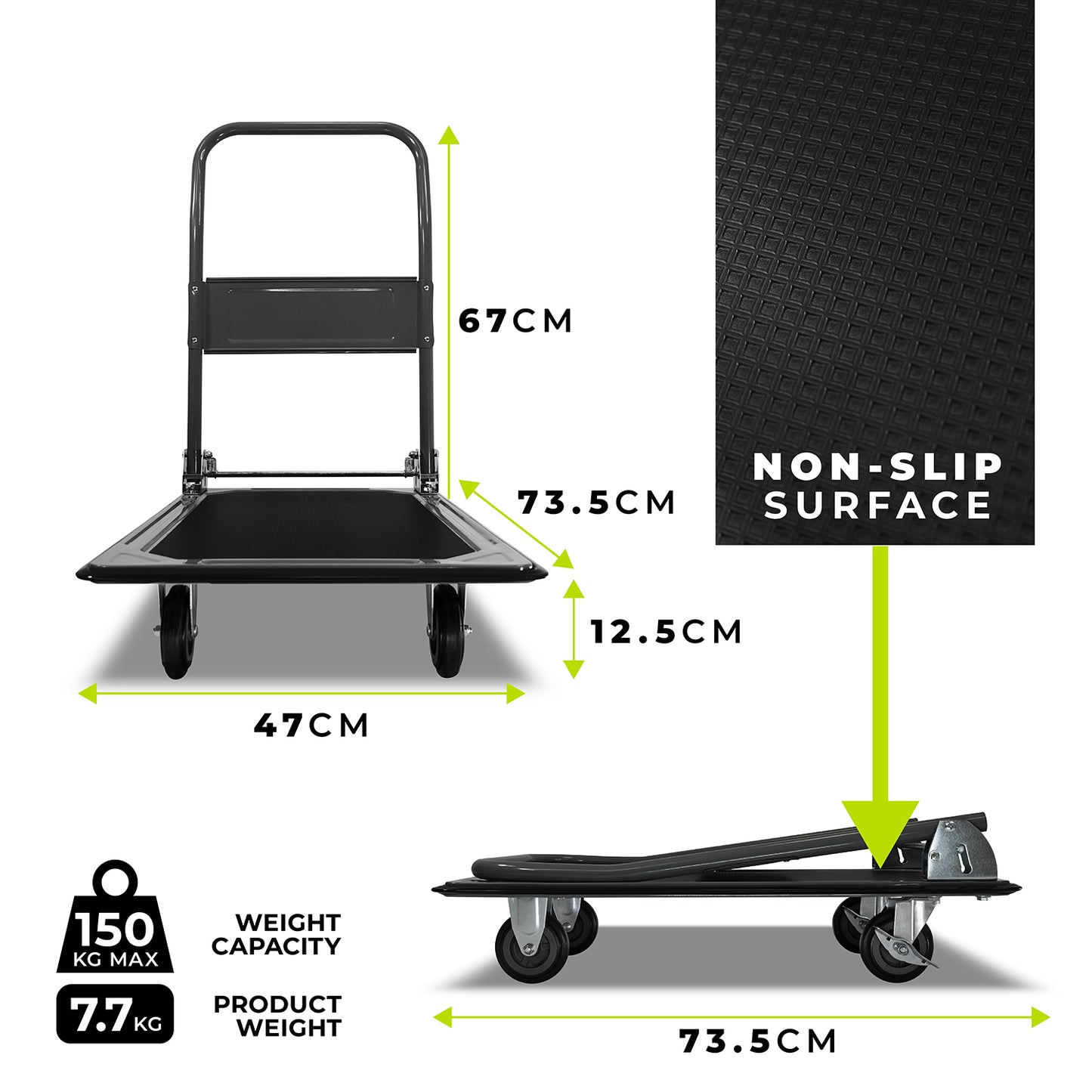 Platform trolley - Max Load 150kg