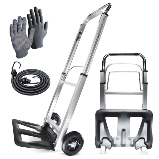 Heavy Duty Folding Aluminium Hand Truck 90KG Load Capacity